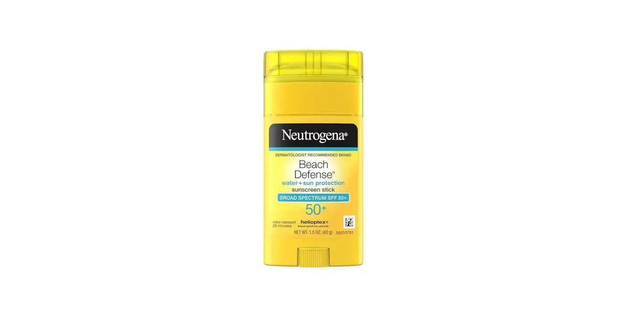 Neutrogena Beach Defense solskyddsfaktor 50+ solskyddspinne f&ouml;r vatten- och solskydd.